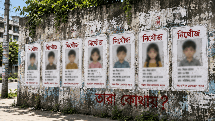 প্রতি ২০ মিনিটে একটি শিশু নিখোঁজ, ফেরার হিসাব নেই কারও কাছে