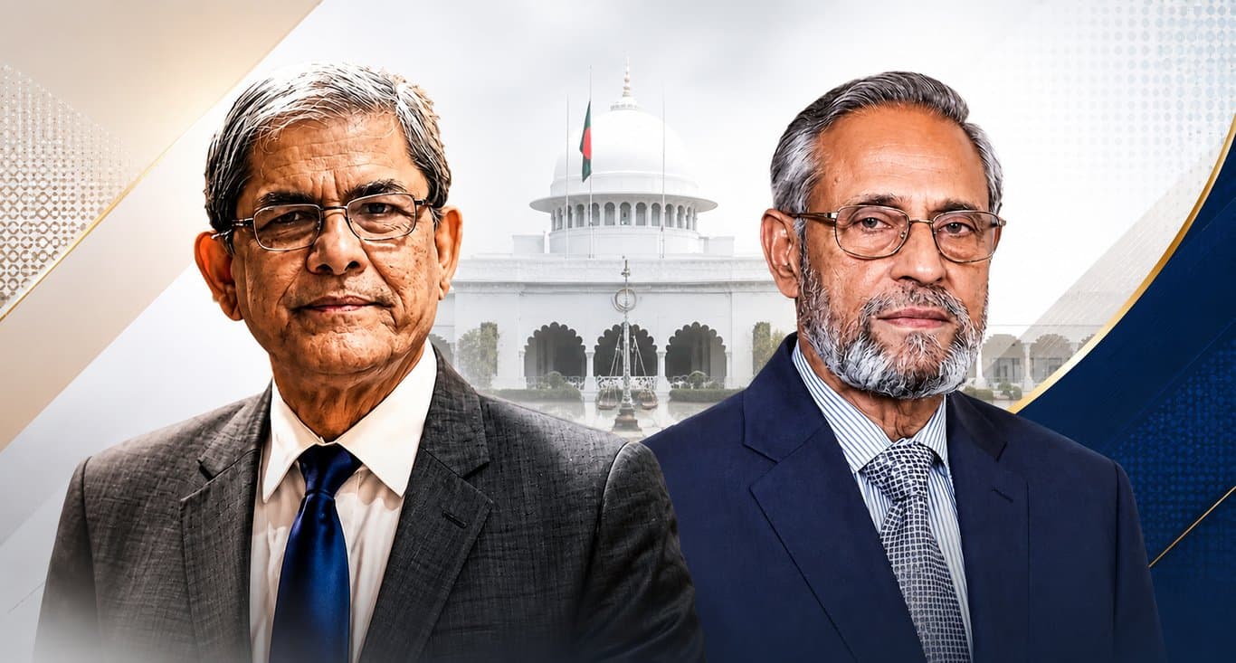 ৩৫ বছর পর রাষ্ট্রপতি নির্বাচনে ভোট আজ, মুখোমুখি  মির্জা ফখরুল ও কর্নেল (অব.) অলি