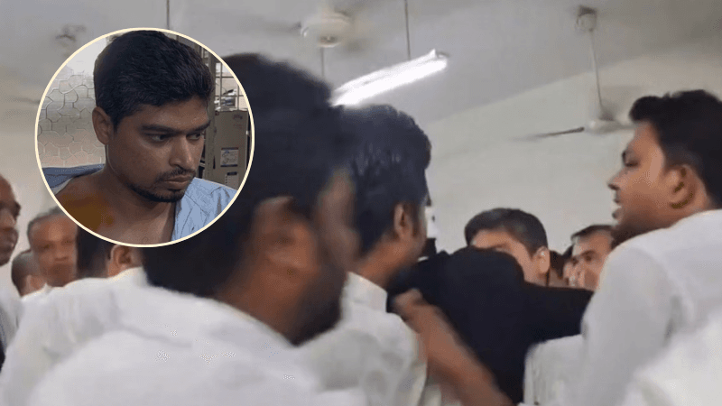 আদালতে বিচারকের সামনে সাংবাদিককে মারধর