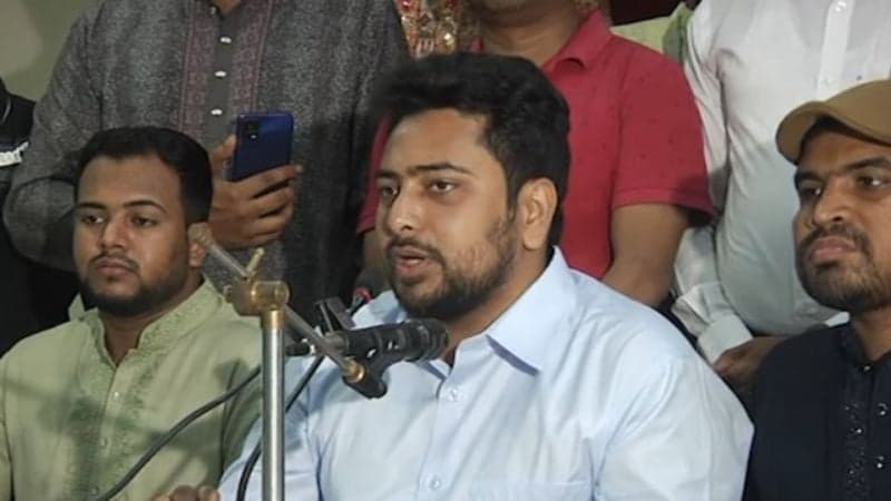 গণহত্যার বিচার ও সংস্কারের পরেই নির্বাচন: নাহিদ