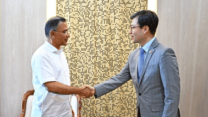 প্রধানমন্ত্রীর সঙ্গে দক্ষিণ কোরিয়ার বাণিজ্যমন্ত্রীর সাক্ষাৎ
