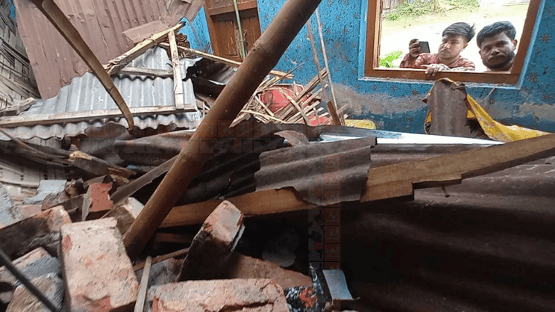 পঞ্চগড়ে কালবৈশাখীর তাণ্ডবে বৃদ্ধার মৃত্যু, আহত ২