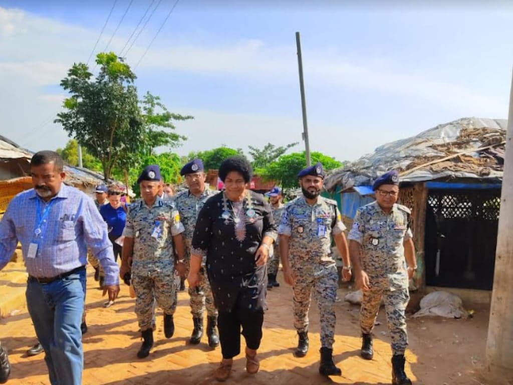 রোহিঙ্গা শিবির পরিদর্শন জাতিসংঘের অ্যাসিস্ট্যান্ট সেক্রেটারি জেনারেলের
