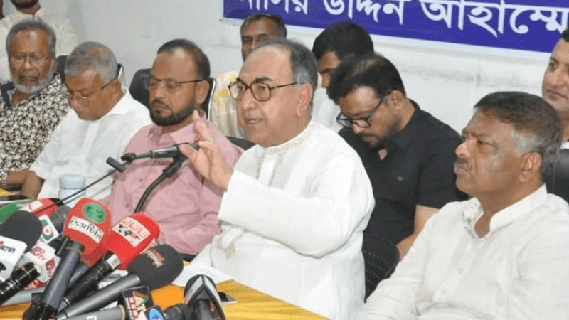 প্রশাসনের বিএনপিপন্থী কর্মকর্তাদের পরিকল্পিতভাবে সরানো হচ্ছে: মির্জা আব্বাস