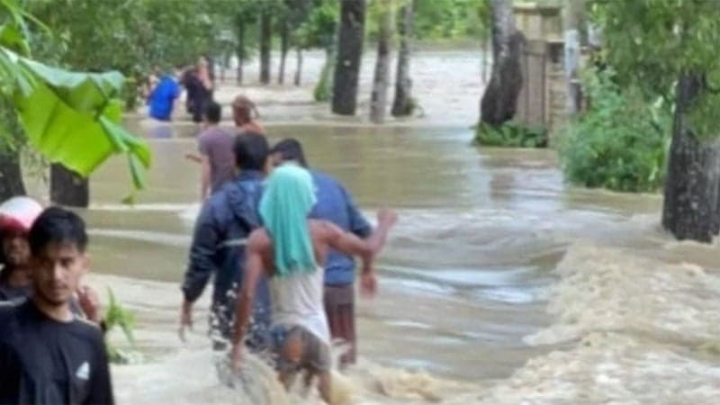 ভারি বৃষ্টিতে যশোরের নিম্নাঞ্চল প্লাবিত
