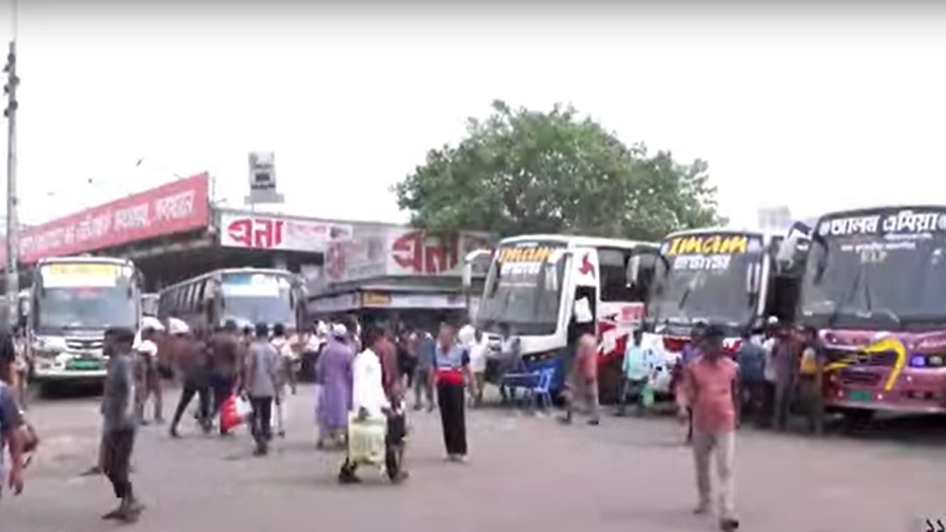 গাবতলী–মহাখালী–সায়দাবাদ ছাড়া ঢাকার সব বাস কাউন্টার সরানোর নির্দেশ ডিএমপির
