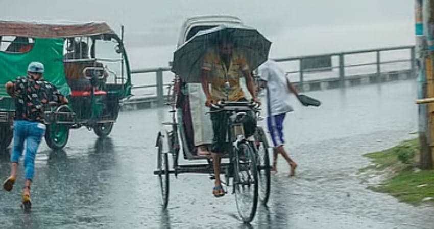 তিন বিভাগে বৃষ্টি ও বজ্রবৃষ্টির সম্ভাবনা