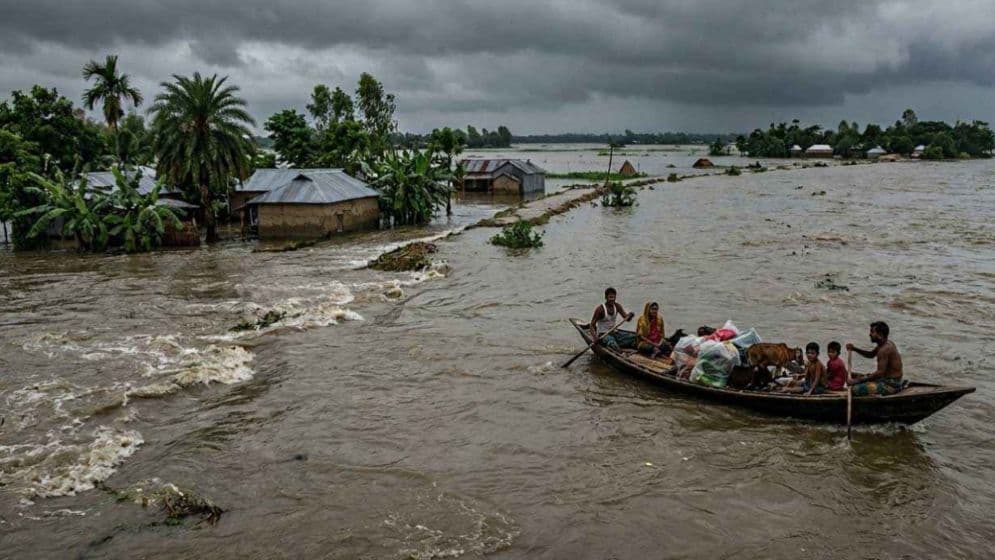 টানা বৃষ্টি ও পাহাড়ি ঢলে দেশের ৯ জেলায় বন্যার শঙ্কা