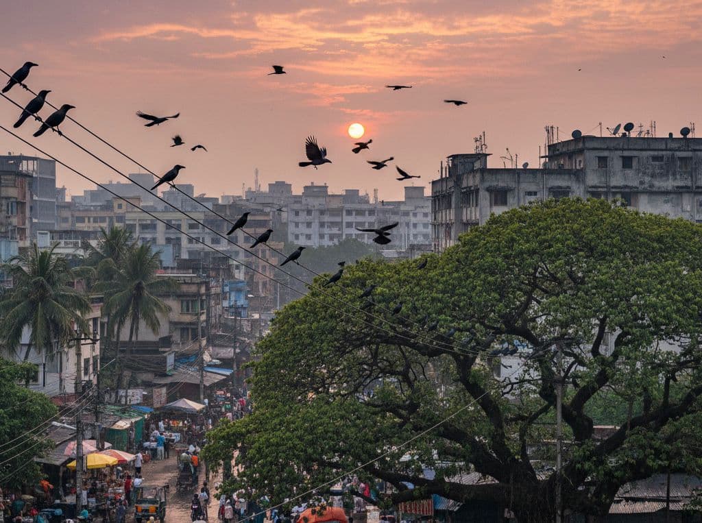 কাকের ডাক কমছে, সতর্ক বার্তা দিচ্ছে প্রকৃতি
