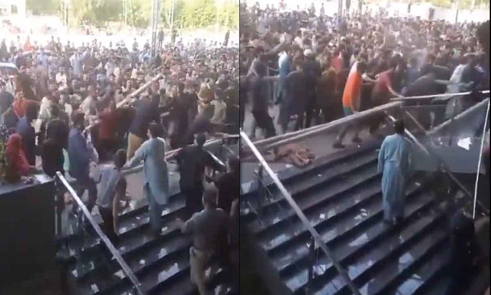 পাকিস্তানে নতুন শপিংমল উদ্বোধনের দিনে হুড়োহুড়ি, ভাঙচুর-লুট