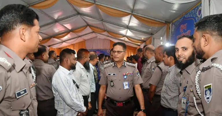 পুলিশ সদস্যদের সতর্ক ও দায়িত্বশীল থাকার আহ্বান আইজিপির