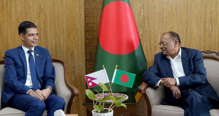 পরিবেশ ও জলবায়ু সহযোগিতা নিয়ে পরিবেশমন্ত্রীর সঙ্গে নেপালের রাষ্ট্রদূতের বৈঠক