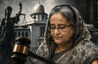 শেখ হাসিনার দেশে ফেরার ঘোষণা, ফাঁসির দণ্ড আর বিচারিক গোলকধাঁধা