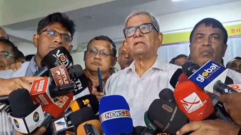 গণহত্যার দায়ে শুধু হাসিনা নয়, আ. লীগেরও বিচার হওয়া উচিত: ফখরুল